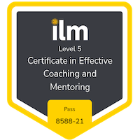 Coaching certificate awarded by the Institute of Leadership & Management
